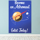 Toile Devenez un astronaute ! (Insitu (Plancher de Bois))