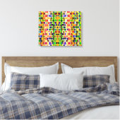 Toile Devenir fou coloré Abstrait Motif (Insitu(Chambre))