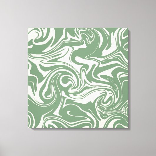 Toile Déversement - Vert (Recto)