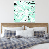 Toile Déversement - Vert (Monnaie) (Insitu(Chambre))