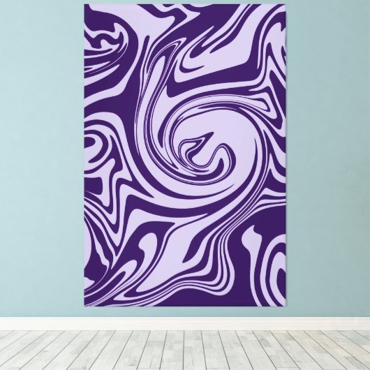 Toile Déversement - Violet (Insitu (Plancher de Bois))