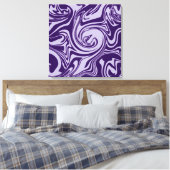 Toile Déversement - Violet (Insitu(Chambre))