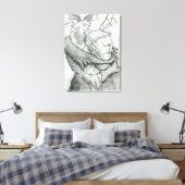 Toile Devil Playing Man's Head as a Saxophone, 1144 (Insitu(Chambre))