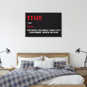 Toile Devis de définition du temps Motivationnel cool mo (Insitu(Chambre))