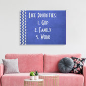 Toile Devis de l'ordre de travail de la famille de Dieu (Insitu(Salon))