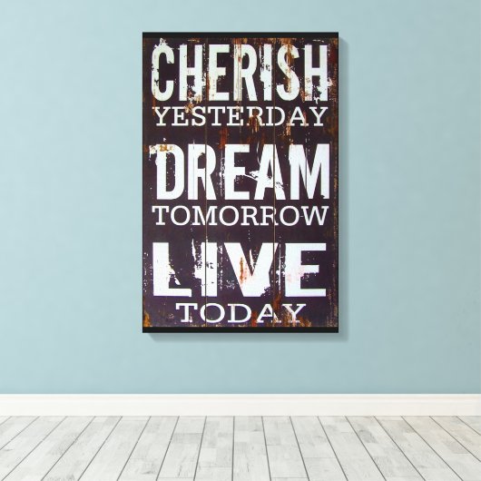 Toile Devis inspirant (Insitu (Plancher de Bois))