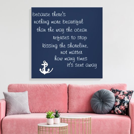 Toile Devis Inspiration Ocean (Insitu(Salon))