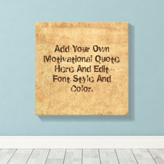 Toile Devis personnalisé, faites votre propre (Insitu (Plancher de Bois))