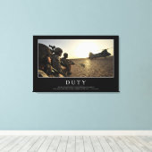 Toile Devoir : Citation Inspirationnelle 1 (Insitu (Plancher de Bois))