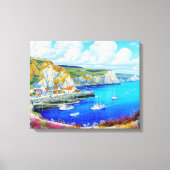 Toile "Devon Harbour Dreamscape" - Un paysage marin angl (Recto)