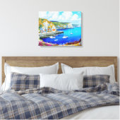 Toile "Devon Harbour Dreamscape" - Un paysage marin angl (Insitu(Chambre))