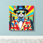 TOILE DEVON REX-BIG CITY CAT (Insitu (Plancher de Bois))