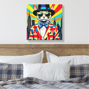 TOILE DEVON REX-BIG CITY CAT