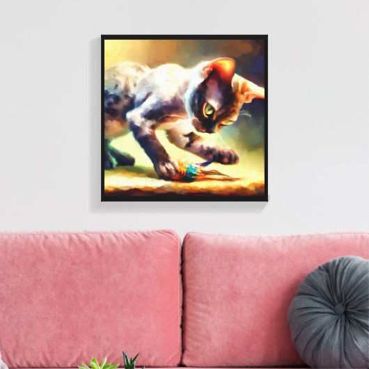 Toile Devon Rex Cat (Insitu(Salon))