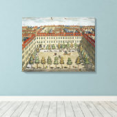 Toile Devonshire Carré, pour 'Stow's Survey of London', (Insitu (Plancher de Bois))