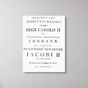 Toile Dévouement à la Société royale