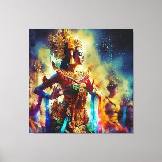 Toile Dewi Tari (Déesse Danse) (Recto)