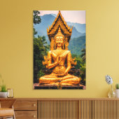 Toile Dhamma d'or dans les collines du Nord (Insitu(Salon))
