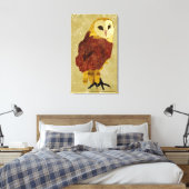 Toile d'hibou de rubis d'or (Insitu(Chambre))