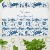 Toile d'hiver serviette de cuisine (Plié)