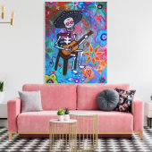Toile Dia de los Muertos Gitarero (Insitu(Salon))