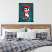 Toile Dia de los Muertos Petit chaperon rouge (Insitu(Chambre))