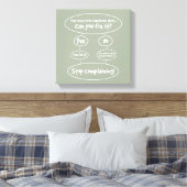 Toile Diagramme "Comment arrêter de se plaindre" (Insitu(Chambre))