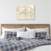 Toile Diagramme Planisphère du système solaire (Insitu(Chambre))