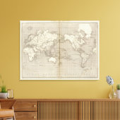 Toile Diagramme Planisphère du système solaire (Insitu(Salon))