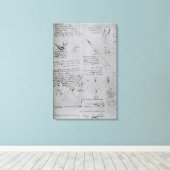 Toile Diagrammes astronomiques, du Codex (Insitu (Plancher de Bois))