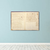 Toile Diagrammes scientifiques (Insitu (Plancher de Bois))