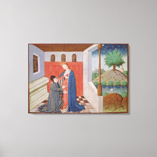 Toile Dialogue entre Boethius et Philosophie