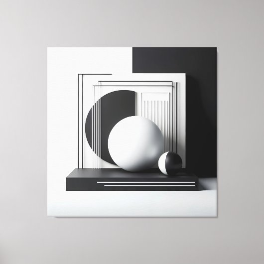 Toile Dialogue sculptural en contraste (Recto)