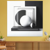 Toile Dialogue sculptural en contraste (Insitu(Salon))