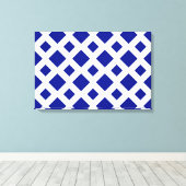 Toile Diamants de marine sur blanc (Insitu (Plancher de Bois))