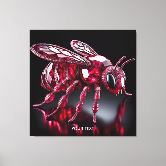 Toile Diamants de rubis d'Imaginaire mignons (Recto)