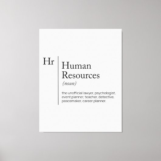 Toile Dictionnaire de définition HR (Recto)