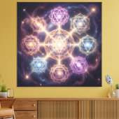 Toile Die 7 Chakren´7 (Insitu(Salon))