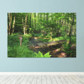 Toile Die Brücke am Bach (Insitu (Plancher de Bois))