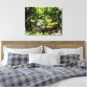 Toile Die Brücke im Wald (Insitu(Chambre))