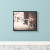 Toile Dieu Cite : Phil 4:13 — "Dieu donne force" (Insitu (Plancher de Bois))