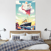Toile Dieu drôle thématisé (Insitu(Chambre))