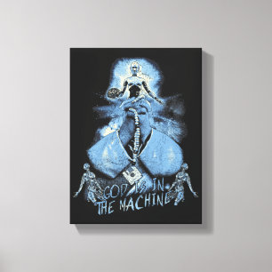 Toile Dieu est dans la machine - Techno-Dystopian Design