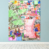 Toile Dieu est dans les détails #16 (Insitu (Plancher de Bois))