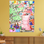 Toile Dieu est dans les détails #16 (Insitu(Salon))