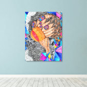 Toile Dieu est dans les détails #19 (Insitu (Plancher de Bois))