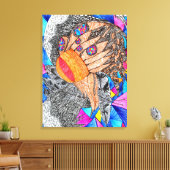 Toile Dieu est dans les détails #19 (Insitu(Salon))