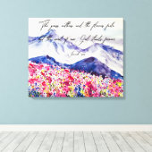 Toile Dieu est pour toujours (Insitu (Plancher de Bois))