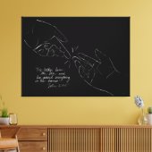 Toile Dieu fournit tous vos besoins (Insitu(Salon))