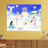 Toile Dieu Jésus Bible Angel Chrétienté religion Pâques (Insitu(Salon))
